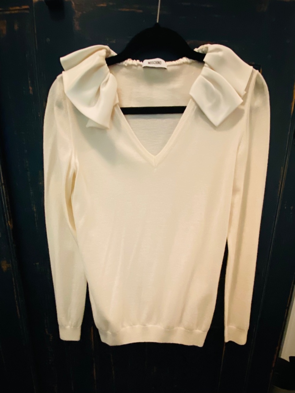 Moschino wool and cashmere and silk sweater